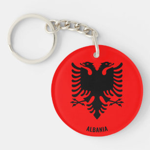 Albania Flag Charming Patriotic Key Ring