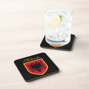 Albania Flag Coaster