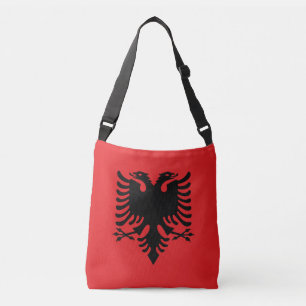 Albania Flag Crossbody Bag
