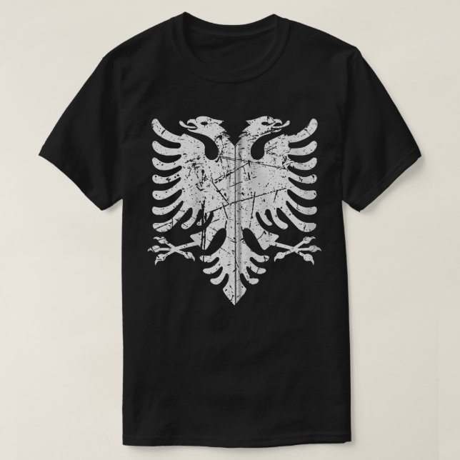 Albania Flag Eagle Albanian Kosovo Design Zip Hood T-Shirt (Design Front)