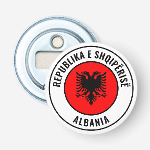 Albania Flag Gorgeous Patriotic Bottle Opener