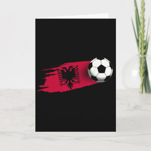 Albania Flag Jersey Albanian Soccer Team Albanian Card