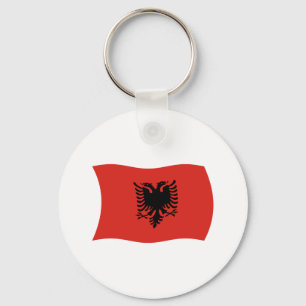 Albania Flag Keychain