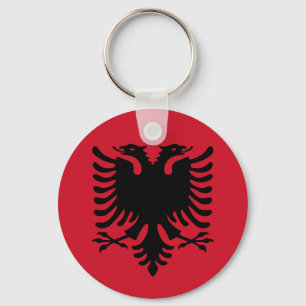Albania Flag Keychain