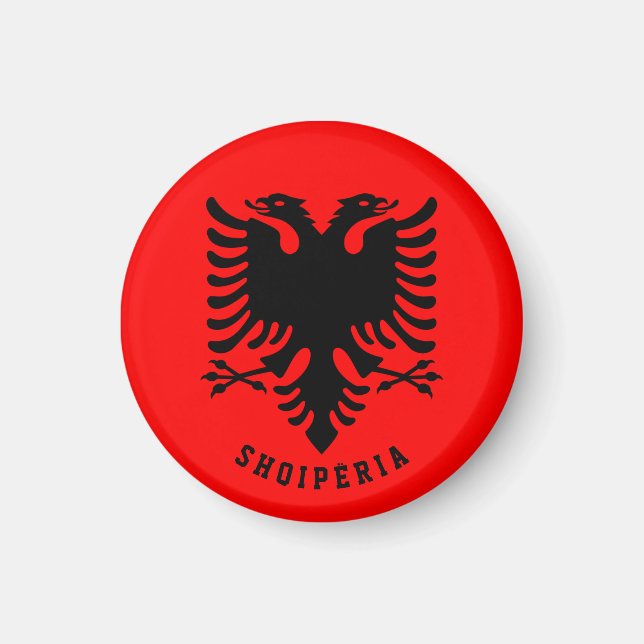 Albania Flag Magnet (Front)