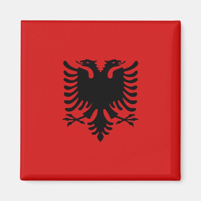 Albania Flag Magnet (Front)