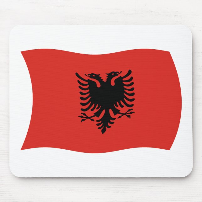 Albania Flag Mousepad (Front)