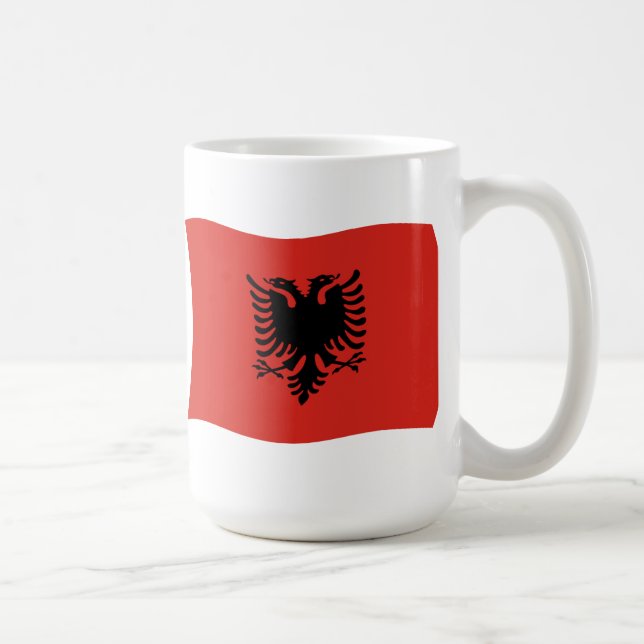 Albania Flag Mug (Right)