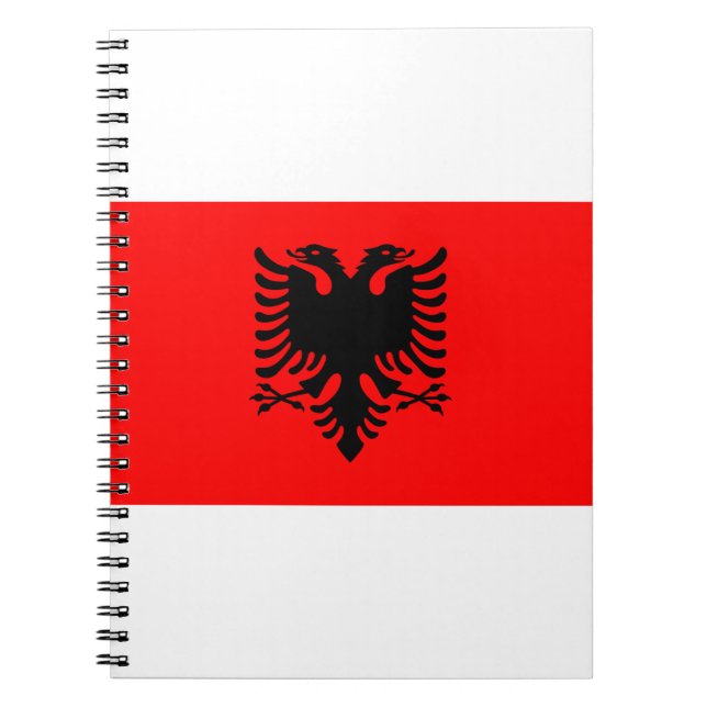 Albania Flag Notebook (Front)