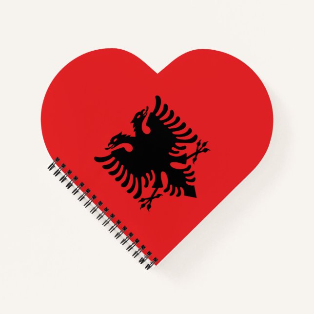 Albania Flag Notebook (Front)