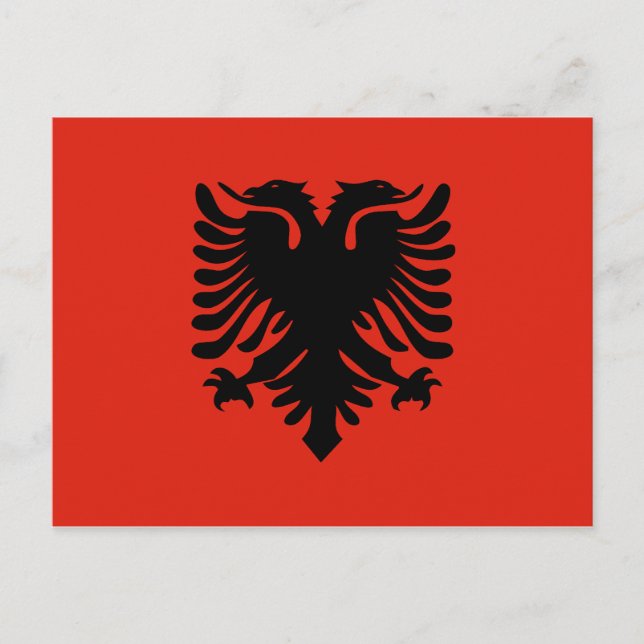 Albania Flag Postcard (Front)