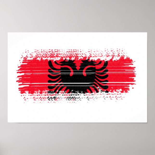 Albania flag poster (Front)