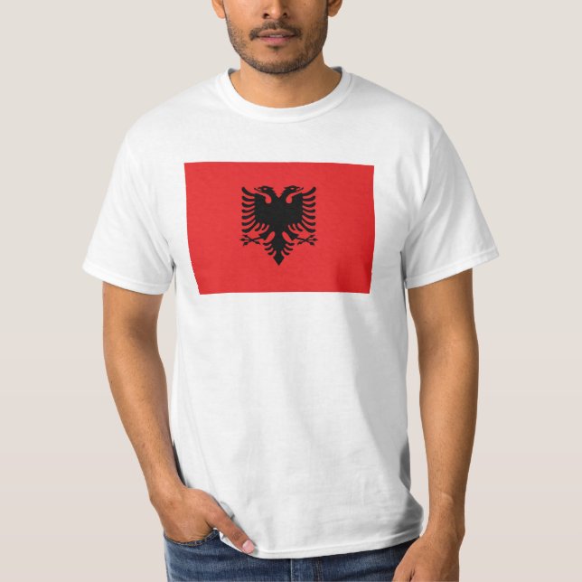 Albania Flag T-Shirt (Front)
