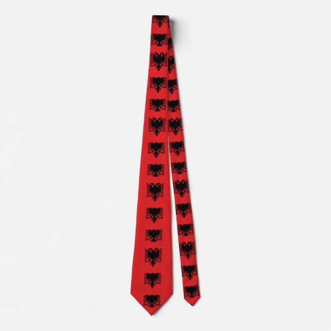 Albania Flag Tie (Front)