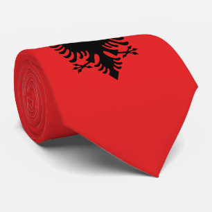 Albania Flag Tie