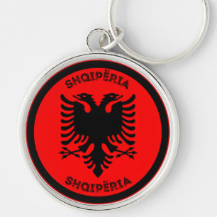 Albania Heritage Emblem Key Ring