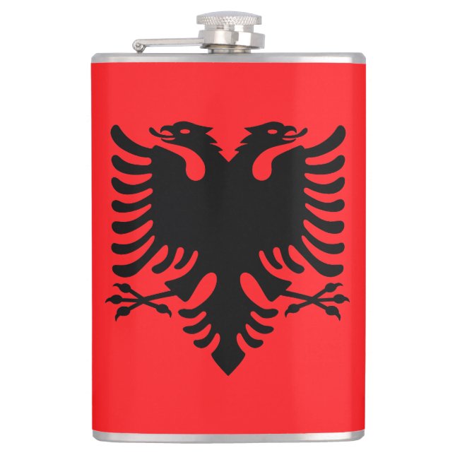 Albania Hip Flask (Front)
