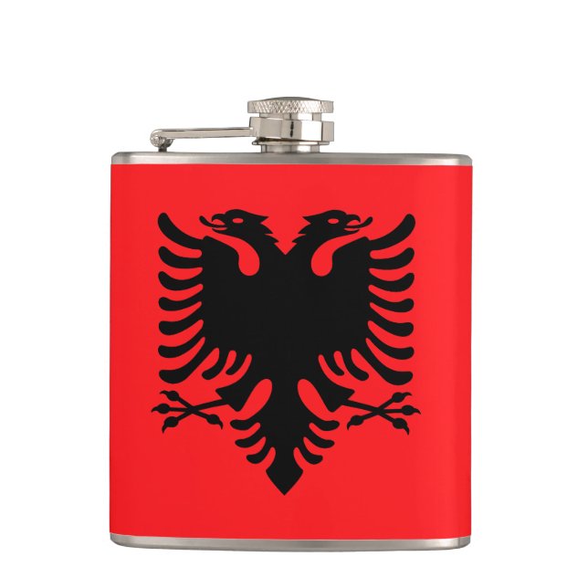 Albania Hip Flask (Front)