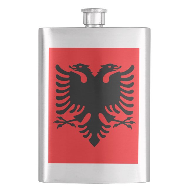 Albania Hip Flask (Front)