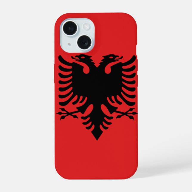 Albania iPhone 15 Case (Back)