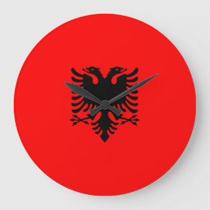 Albania Large Clock