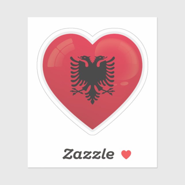 Albania Love Flag (Sheet)