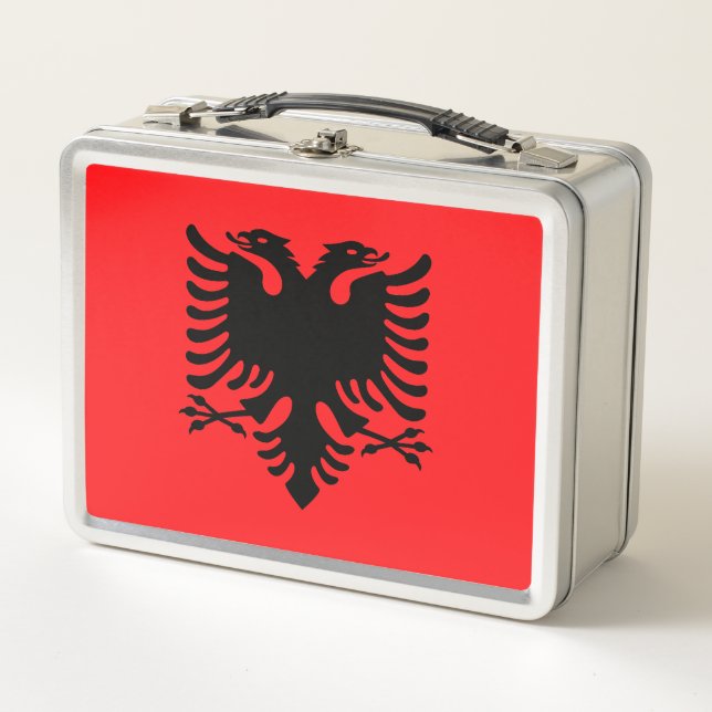 Albania Metal Lunch Box (Front)