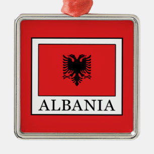 Albania Metal Ornament