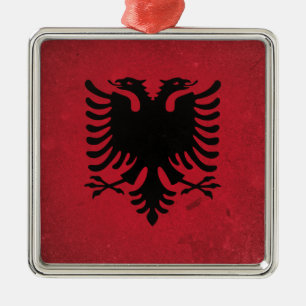 Albania Metal Ornament
