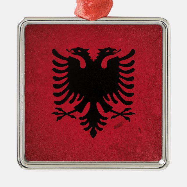 Albania Metal Ornament (Front)