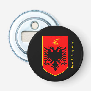 Albania Party Bottle Opener, Albanian Coat of Arms Opener