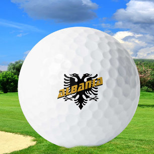 Albania Patriotic Golf & Albanian Flag Balls