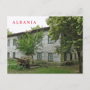 Albania Peza building view postcard