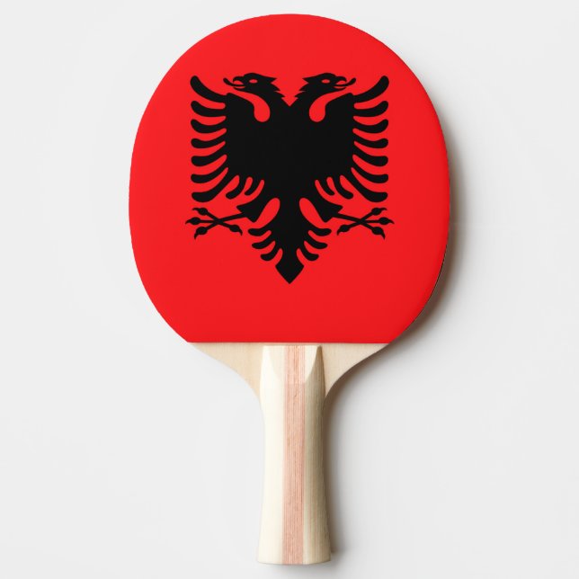 Albania Ping Pong Paddle (Front)