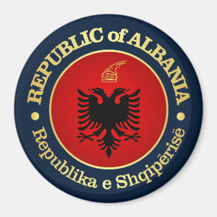 Albania (rd) magnet