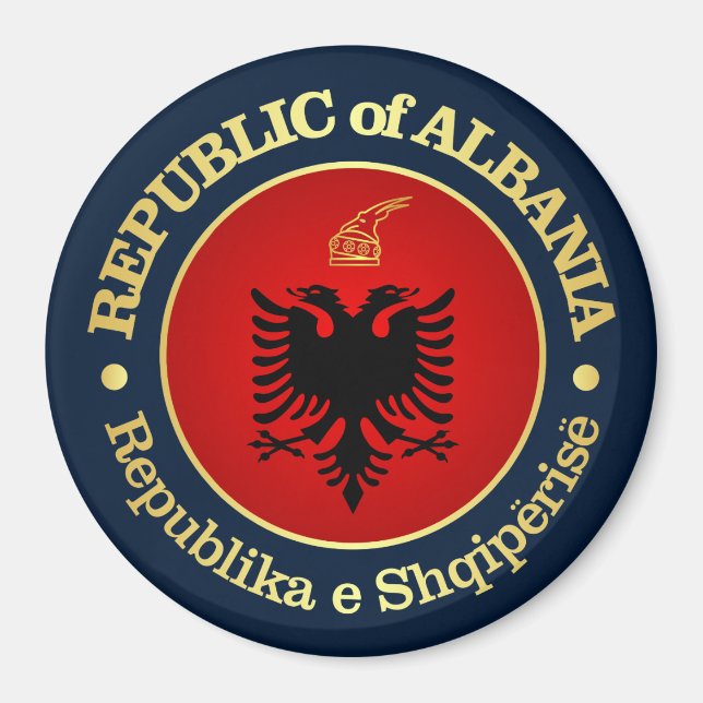 Albania (rd) magnet (Front)