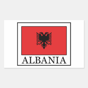 Albania Rectangular Sticker