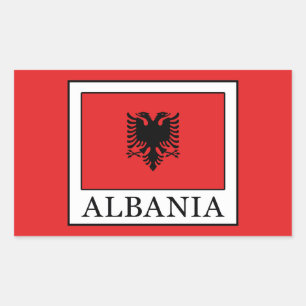Albania Rectangular Sticker
