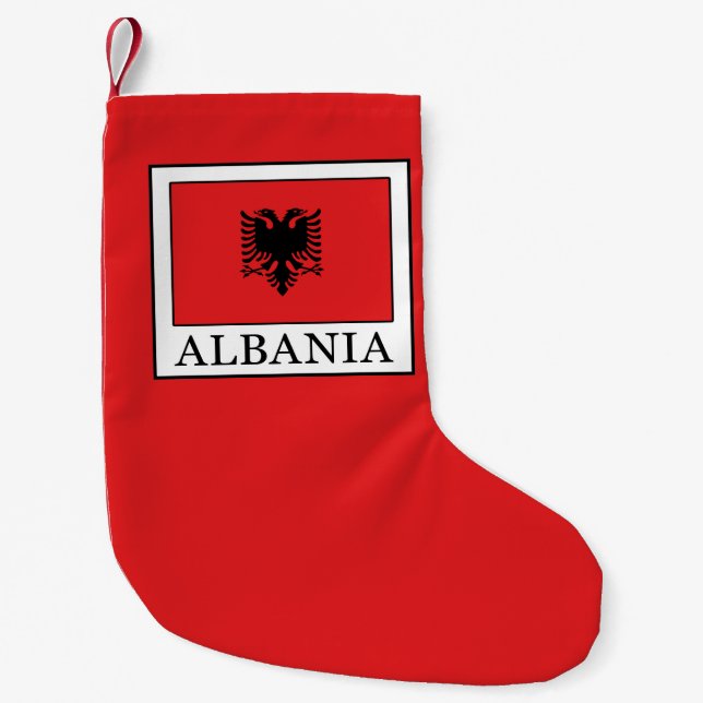 Albania Small Christmas Stocking (Front)