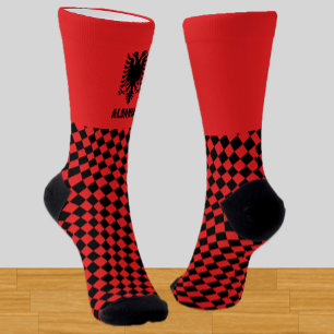 Albania Socks, Albanian flag fashion / sports Socks