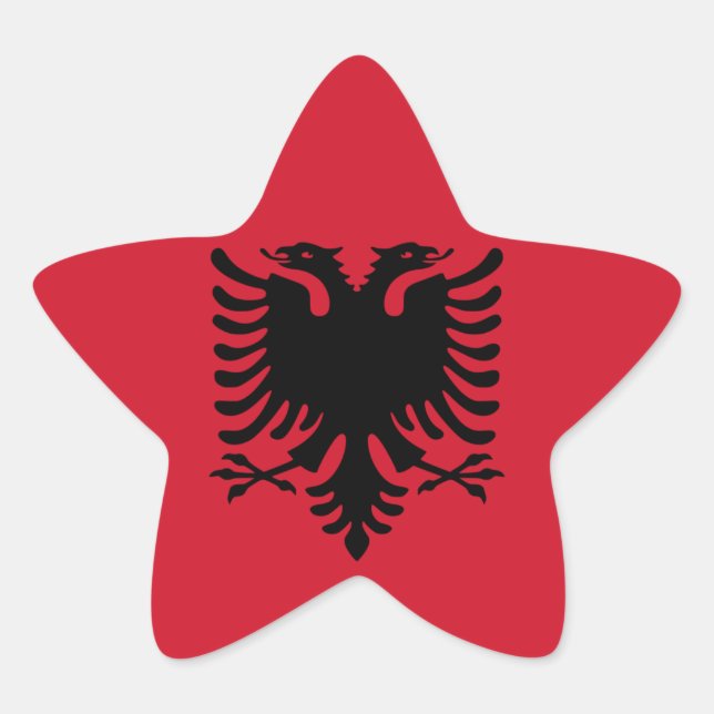 albania star sticker (Front)