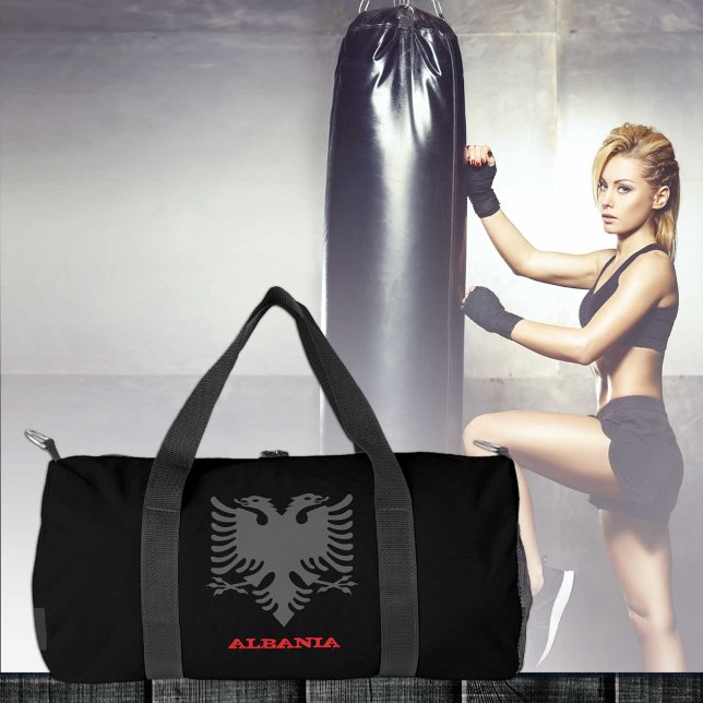Albania travel bag, Albanian coat of arms / flag Duffle Bag (Creator Uploaded)
