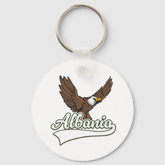 Albania travel logo key ring