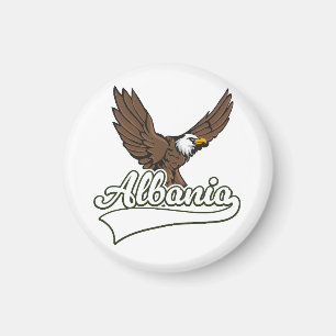 Albania travel logo magnet