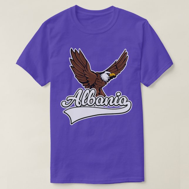 Albania Travel Patch T-Shirt (Design Front)
