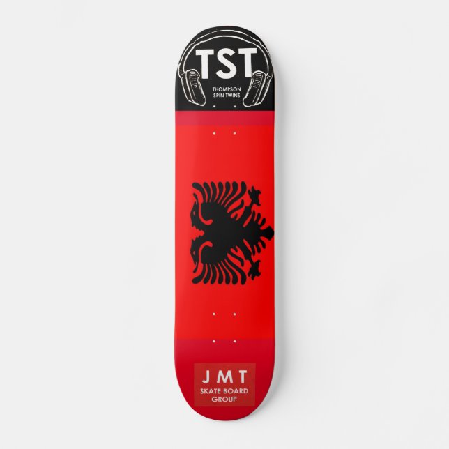 ALBANIA  / TST  Skateboard (Front)