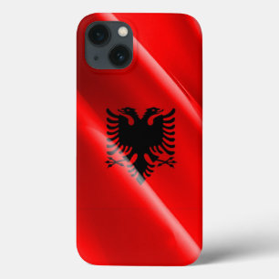 Albania waving flag - iPhone 13 case