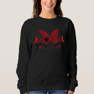 Albanian Albania Albanian Flag Butterflies Sweatshirt