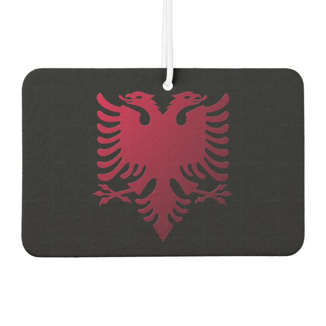 Albanian coat of arms Car Magnet Car Air Freshener (Front)