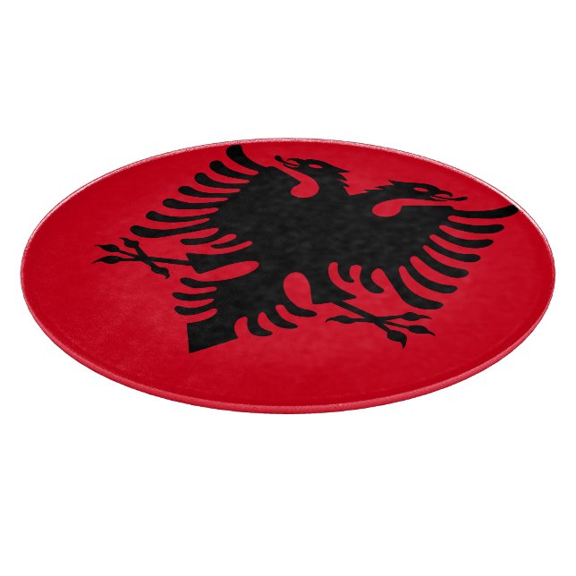 Albanian Coat of arms Cutting Board (Corner)